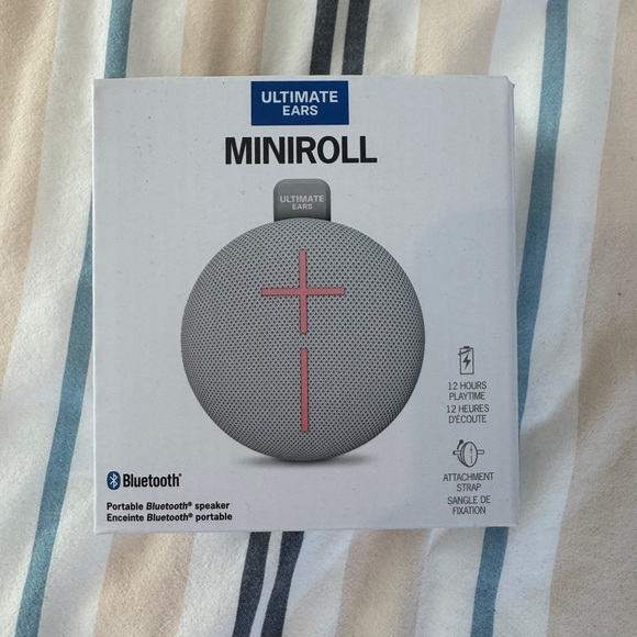 Logitech Ultimate Ears Miniroll Gray Portable Speaker